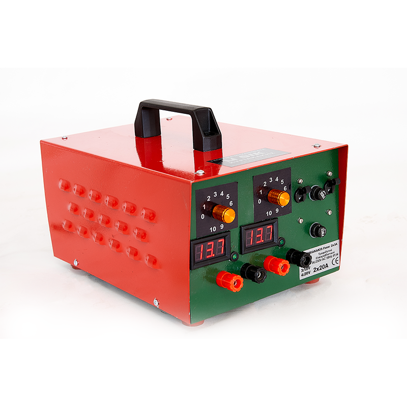 Trasformatore raccoglicanna per olive per batteria 12V per 2 canne Doppio regolatore SIK Kyriakakis